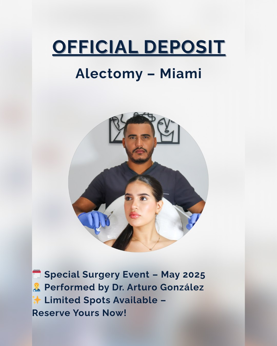 Alectomy Reservation Deposit – Miami